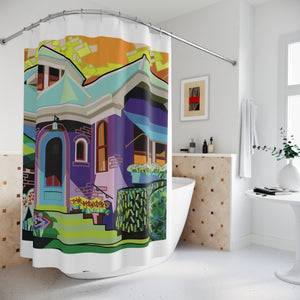 6 Down and 9 Up Shower Curtain